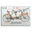 «Vintage Bicycle With Map B» par Jean Plout, art mural en verre acrylique-311552224