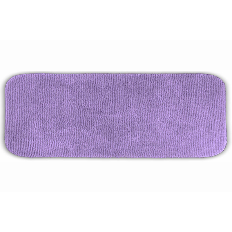 Tapis pour salle de bain Secondo, Tapis de couloir 22 po x 60 po, Mauve
