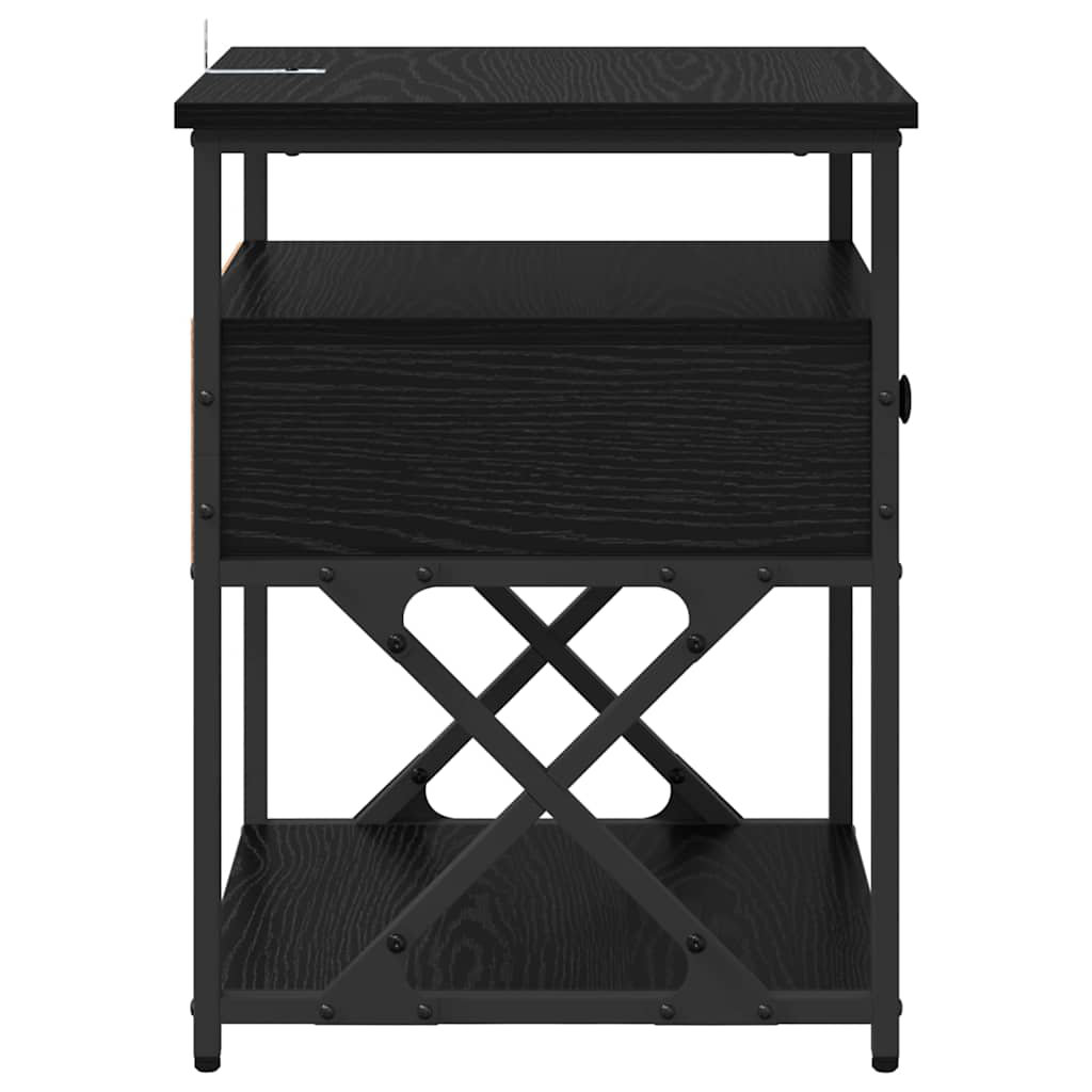 40cm W Manufactured Wood Bedside Table