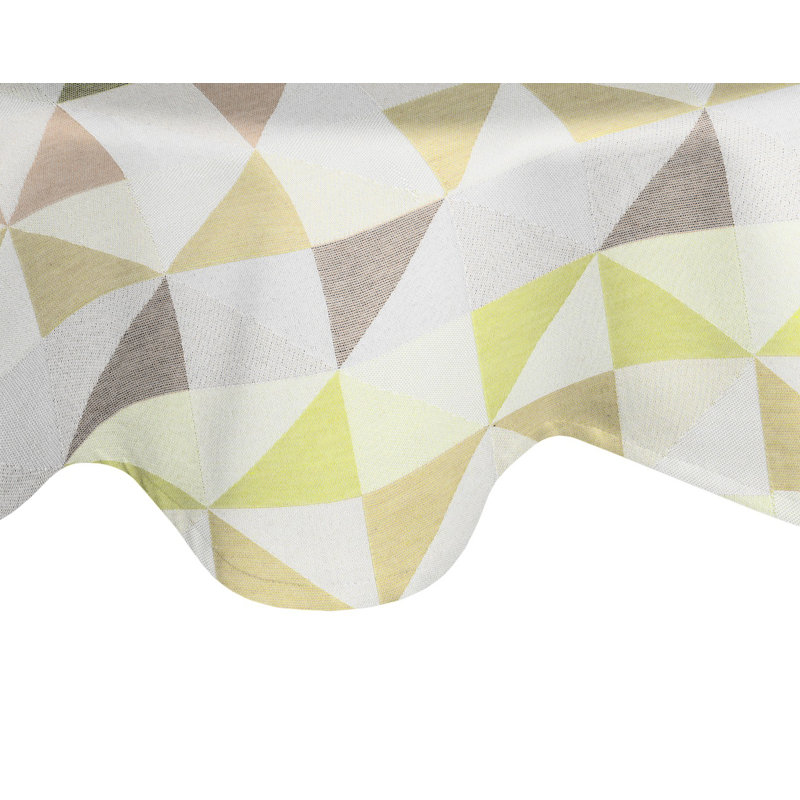 Gareth Tablecloth, Green/Brown/Grey