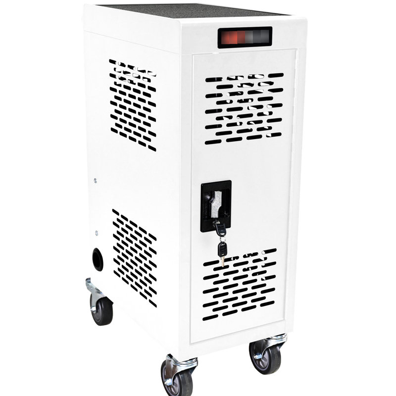 16 support de charge verrouillable amovible pour ordinateur portable - blanc, gardez vos appareils portables en sécurité