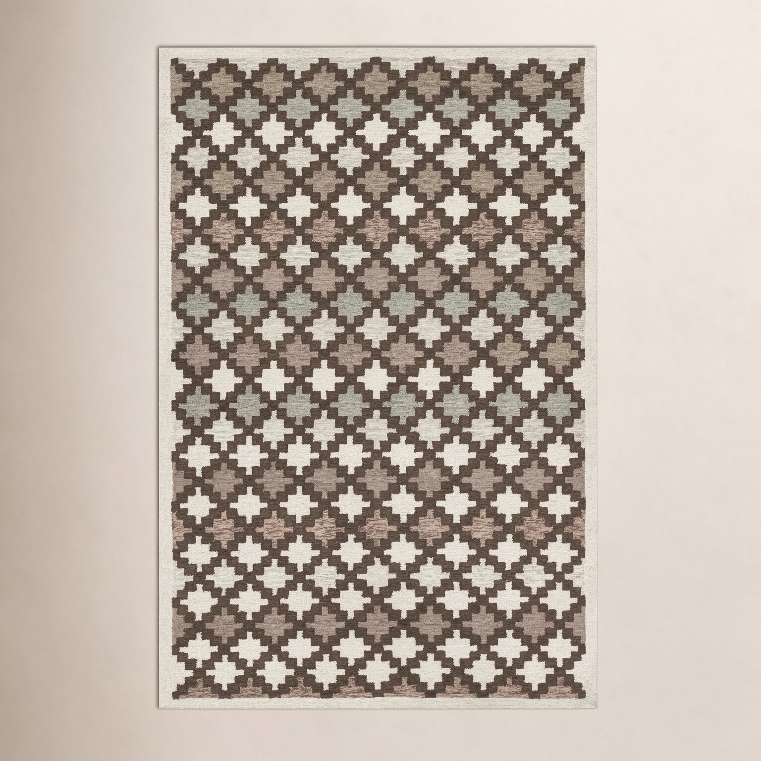 Abbott Hand-Tufted Wool Geometric Rug, Rectangle 8' x 10'