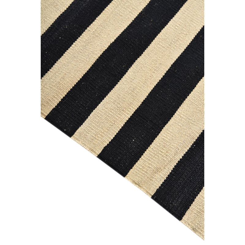 Tapis noir et blanc Jessen