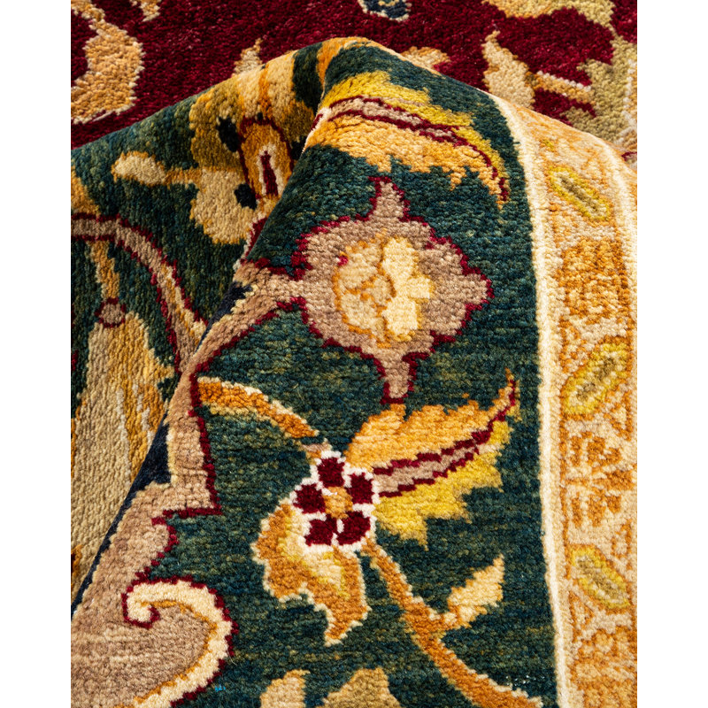 Classic One-of-a-Kind 9' 2" X 12' 6" Hand Knotted Area Rug