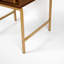 Tybalt 40cm W Metal Bedside Table