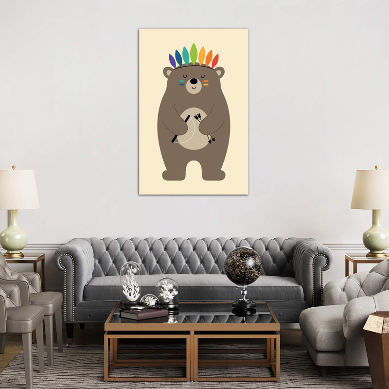 Be Brave by Andy Westface - Wrapped Canvas Print, 152.5 cm H x 101.5 cm W