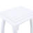 White Pu Weather - End Table, 19X15 Inch Surface, Wood, Ideal For Bedroom 19X15x19.38 Inches, Good Nightstand-845096706