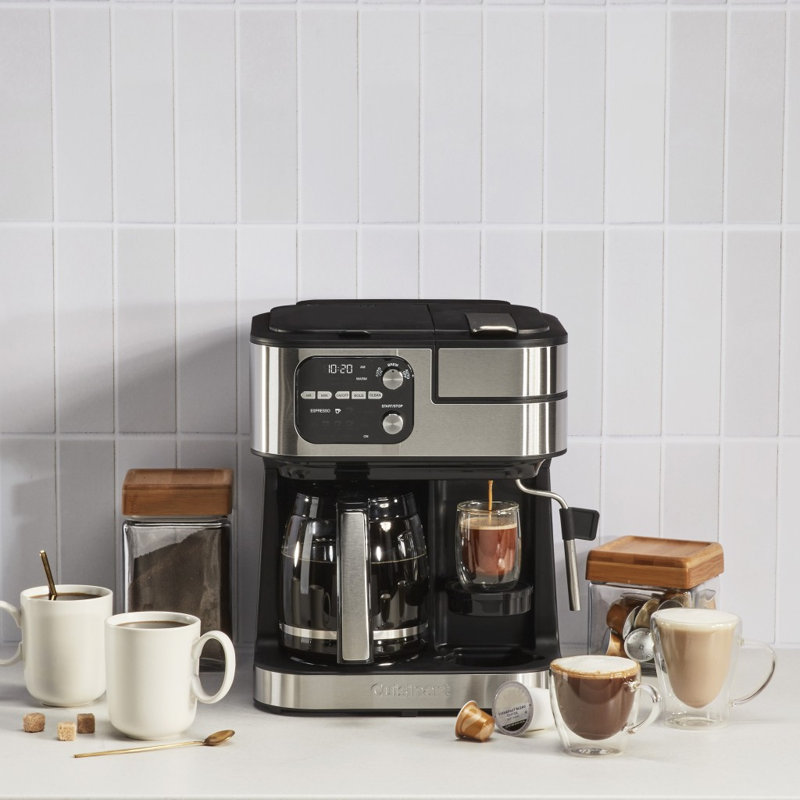 COFFEE CENTER BARISTA BAR 4-IN-1 COFFEEMAKER, Thermal, Silver Thermal, 10 cups