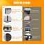 Portes de garage pour 2 garages