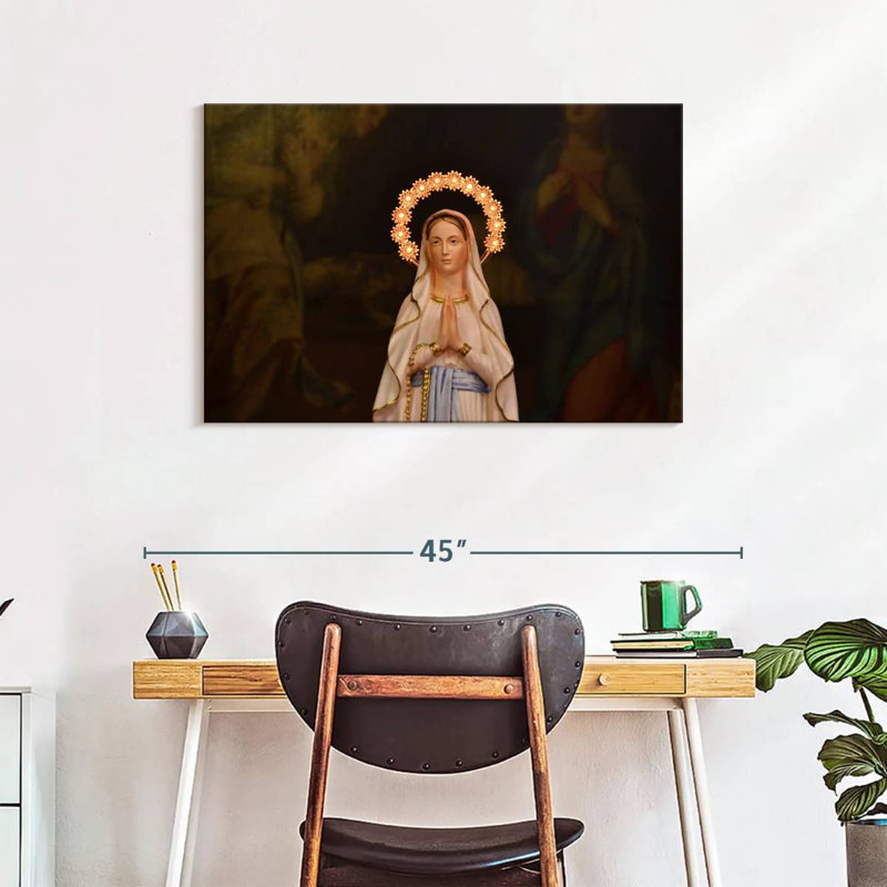 Adella Virgin Mary Praying, 24" H x 36" W