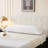 White Velvet Body Pillow Cover 20 x54 Pillow Cover White Ruffles Body Pillow Case Covers Luxurious and Vintage Long Pillowcase Set of 1-123164973
