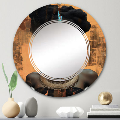 Halaka - Miroir mural moderne rond