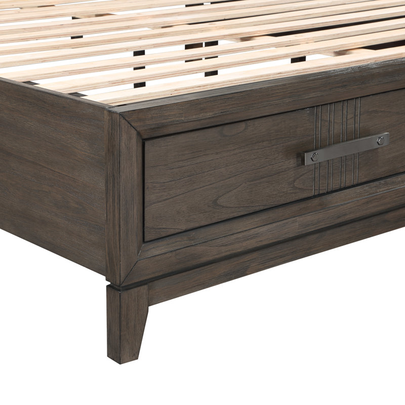 Kawona Upholstered Platform Storage Bed, Queen