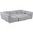 Calvie Upholstered U-Shaped Sectional with Ottoman Reversible-57262616