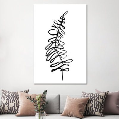 Gestural ArtI 1 Piece Wrapped Canvas Wall Art