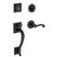 Madison Handleset with Single Cylinder Deadbolt and Door Lever and Rosette-914870923