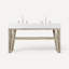 Bodo Vanity, 59.63" x 28.13" x 22.75", Light Burnt Oak, No Vanity Top-1787798663