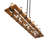 80" Long Grand Terrace 14 Light Oblong Chandelier