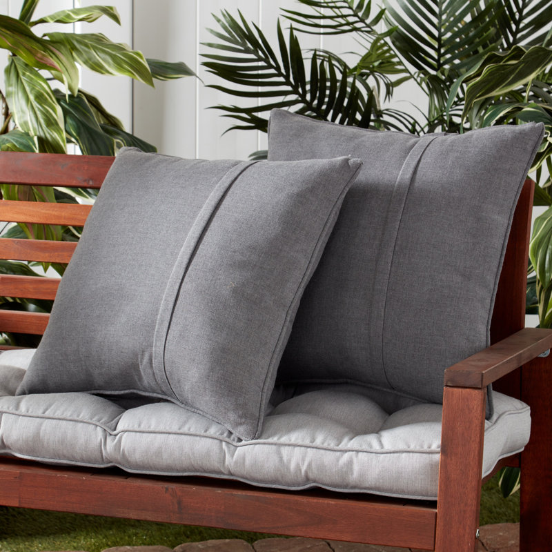  Coussin Sunbrella, Ardoise Cast, Set of 2