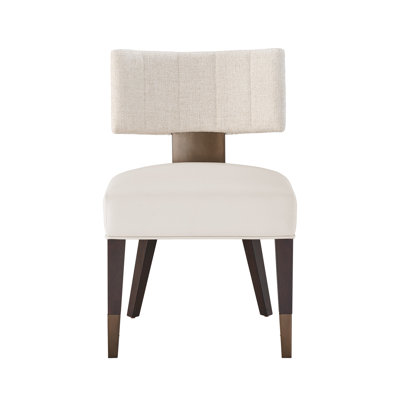 Loleta 19'' H Upholstered Walnut Side Chair