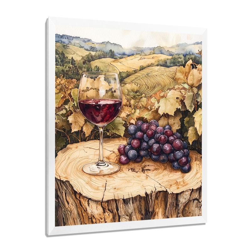 Naccarato I - paysages, art mural sur toile, H 32 po x l 24 po, Reproduction encadrée d'une seule photo, Blanc