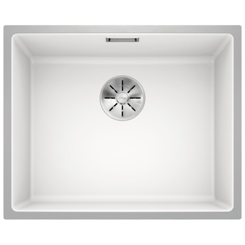 Subline Inset Kitchen Sink, White