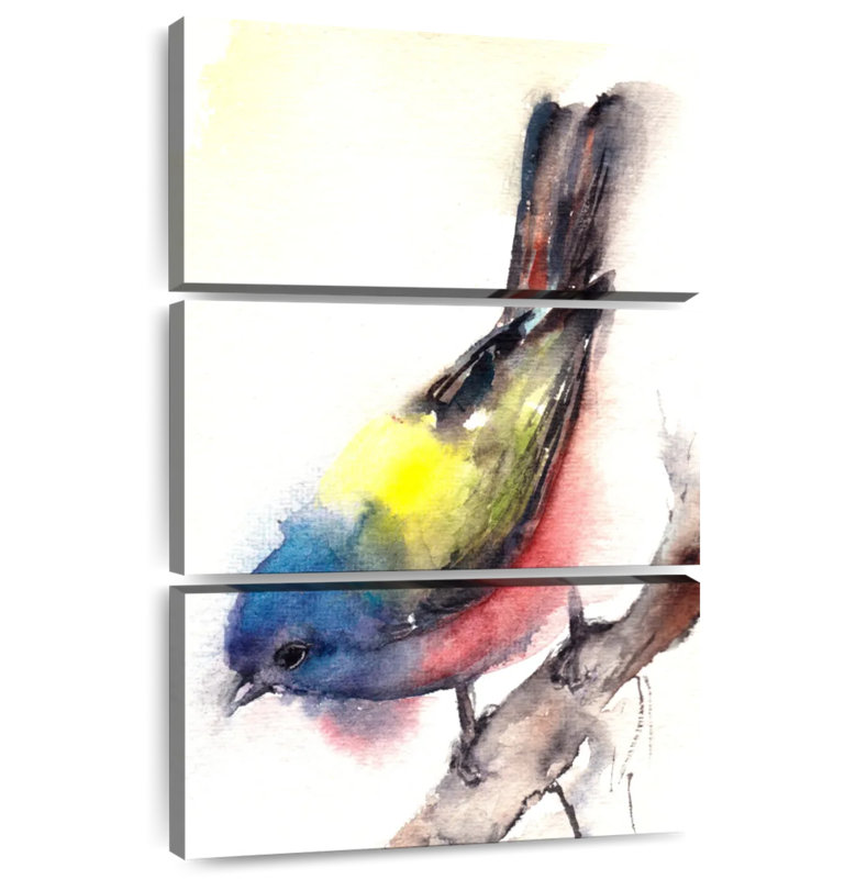 Brampt Bunting Bird, 50" H x 32" W