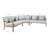Vergara Outdoor U-Shaped Patio Sectional with Cushions-435010931