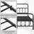 Classic Metal Platform Bed Iron Open-Frame Bed with High Headboard and Footboard-1778892815-1832431510