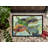 Abye Machine Woven Polyester Indoor / Outdoor Area Rug in Green/Blue-712941869