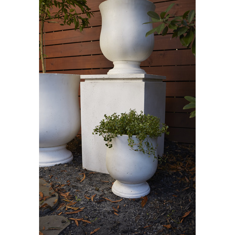 Handmade Urn Planter, 14.75" H x 12.5" W x 12.5" D