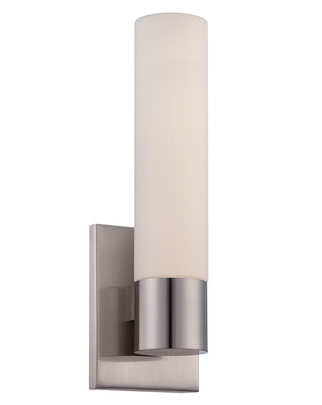 Elementum 1 - Light LED Sconce, Brushed Nickel, 3000