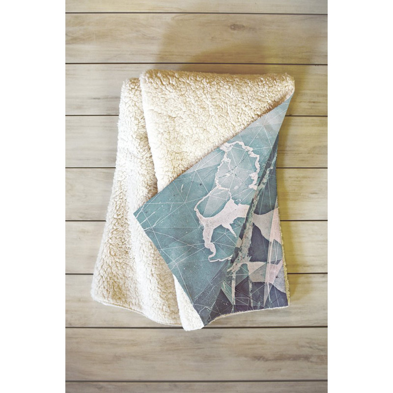 Emanuela Carratoni Throw Blanket, 60" L x 50" W