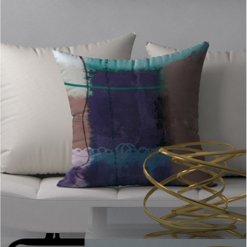  Housse de coussin carré et insert, 18" x 18"