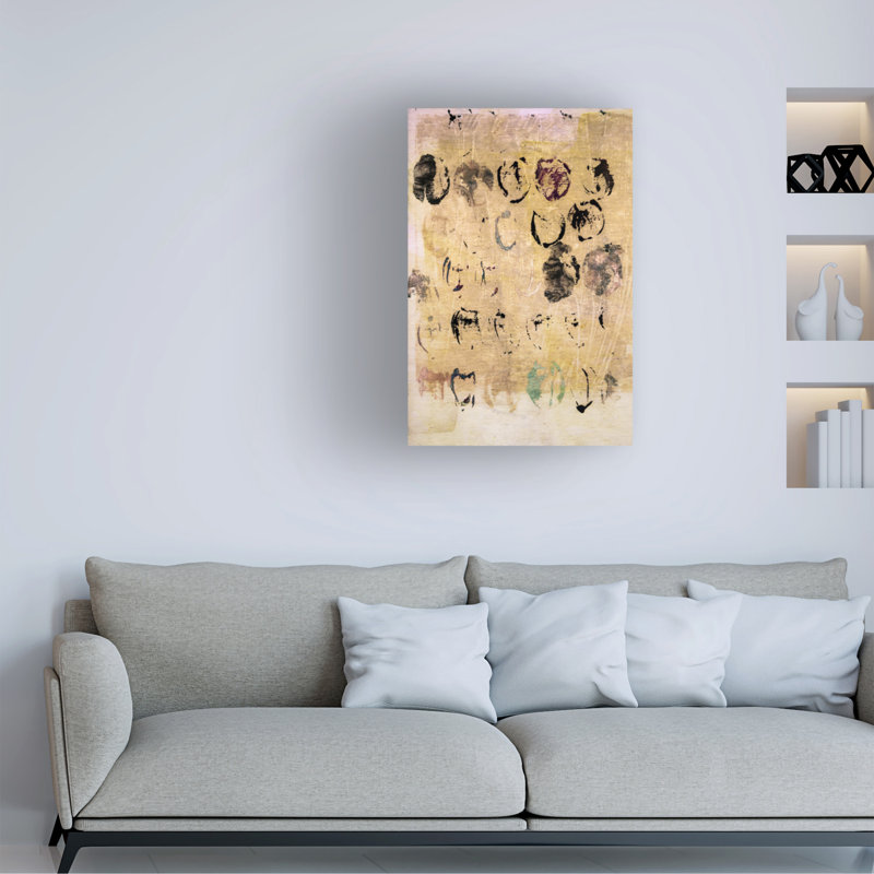 Iris Lehnhardt marque l'art sur toile neutre, H 19 po x l 12 po