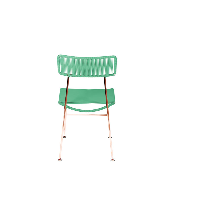 Chaise Hapi, Menthe / cuivre