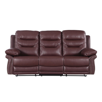 Modern Sofa Global United Upholstered Reclining Sofa