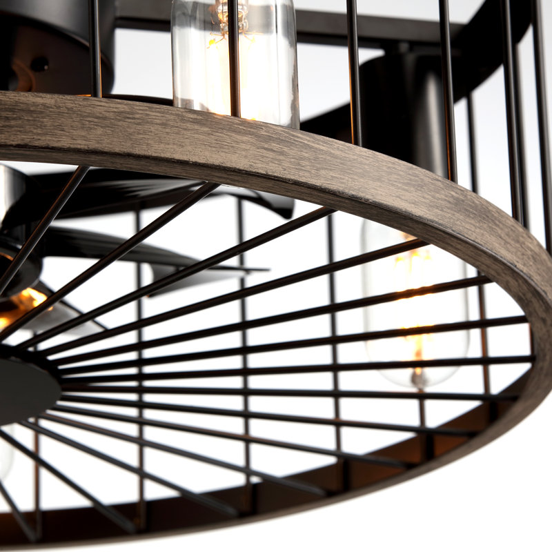 Luminaire à cage noire 20 po