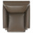 Aleshia Faux Leather Armchair-12618222