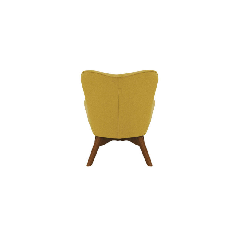 Wimbled Children's Club Chair, Yellow/Dark Oak