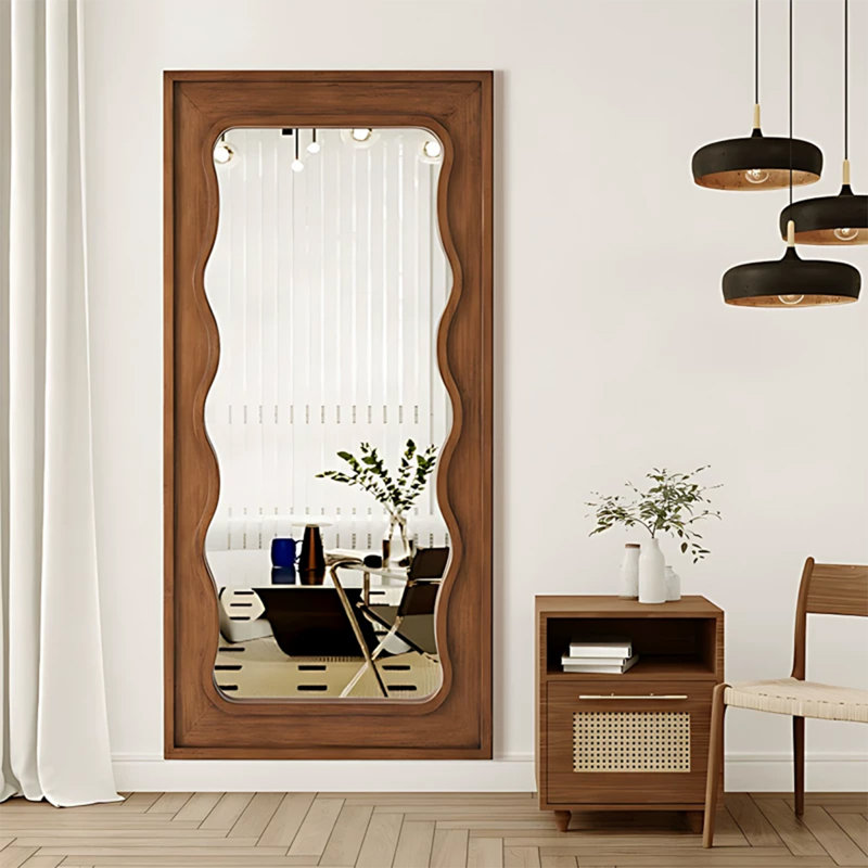 Miroirs rectangulaires pleine longueur en bois manufacturé, 66.93" H x 35.43" W