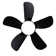 30 In Intergrated Led Ceiling Fan Lighting With Abs Blade