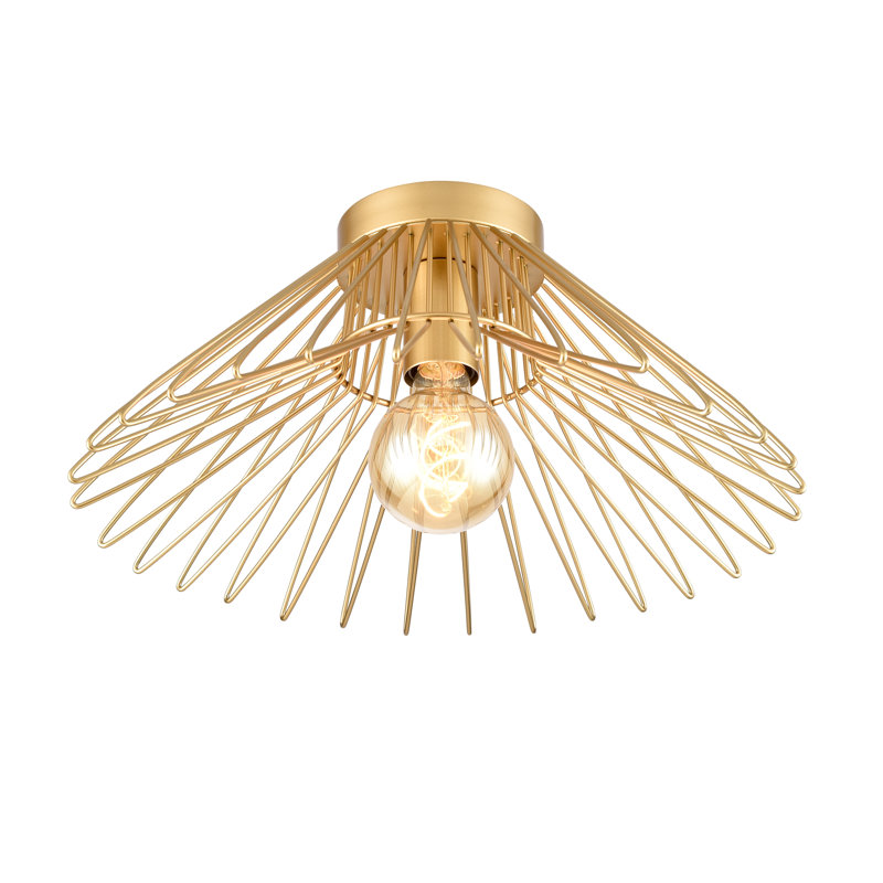Aldie Flush Mount, Gold 