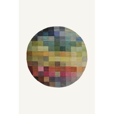 Kusai Geometric Wool Hand Woven Area Rug