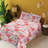 Ambesonne Watercolor Botany Sheet Set 4 Pcs Retro Boho Bloom-109495369-109495331