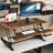 Adjustable Height Stainless Steel Standing Desk Converter