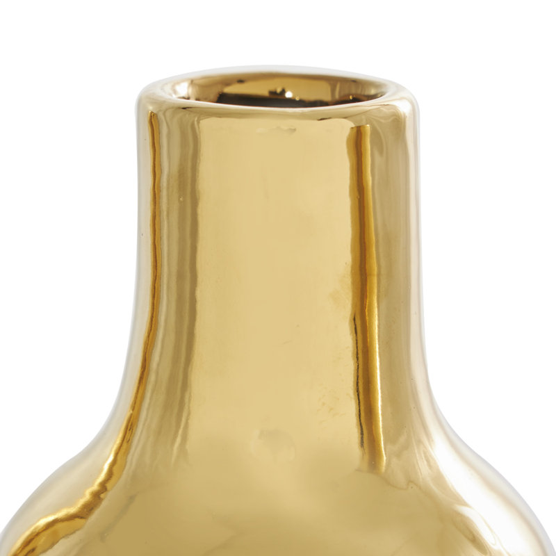 Ensemble de vases en céramique Endri, Or, Très grand