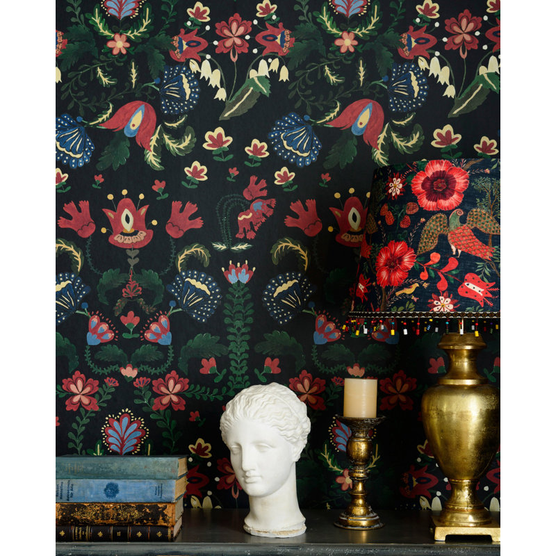 Transylvanian Roots Floral Wallpaper Roll