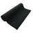 Sariah Custom Size Washable Anti Slip Low Profile Loop Pile Solid Black Design Runner Rug Carpet-456566331