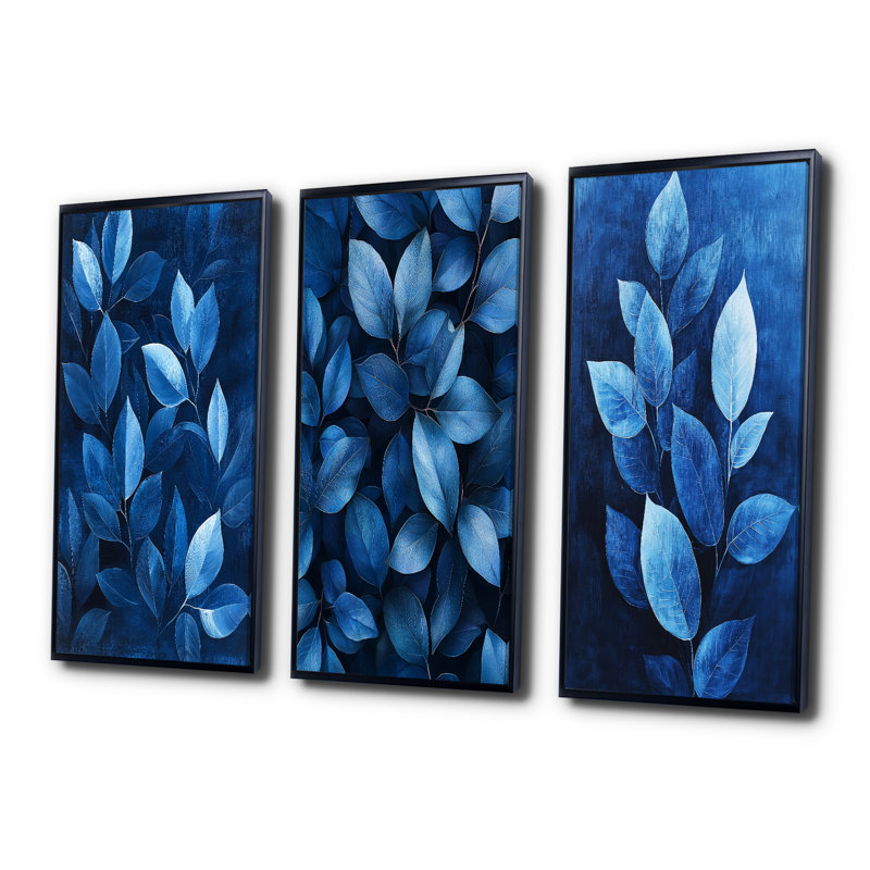 Collection de décorations murales traditionnelles Echoes Of The Forest, H 32 po x l 48 po, Impression encadrée flottante